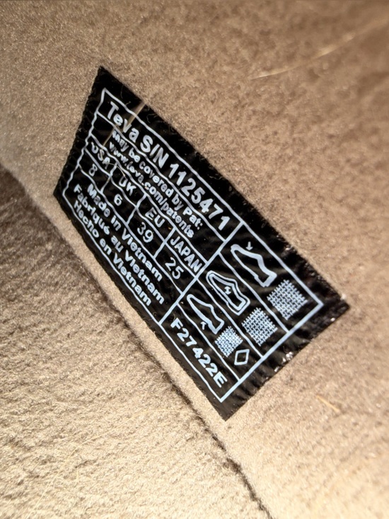 Teva Slip-On ReEmber Moc Quilted Sneaker in Mauve-Purple - Picture 3 of 3